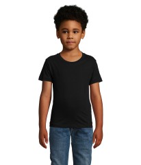 Camiseta de manga corta de niño con cuello redondo personalizable